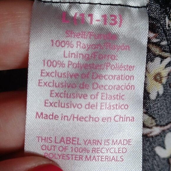 Womens Babydoll Cami Top Size Large Cottagecore Y2K Ditsy Floral Retro - Picture 9 of 9